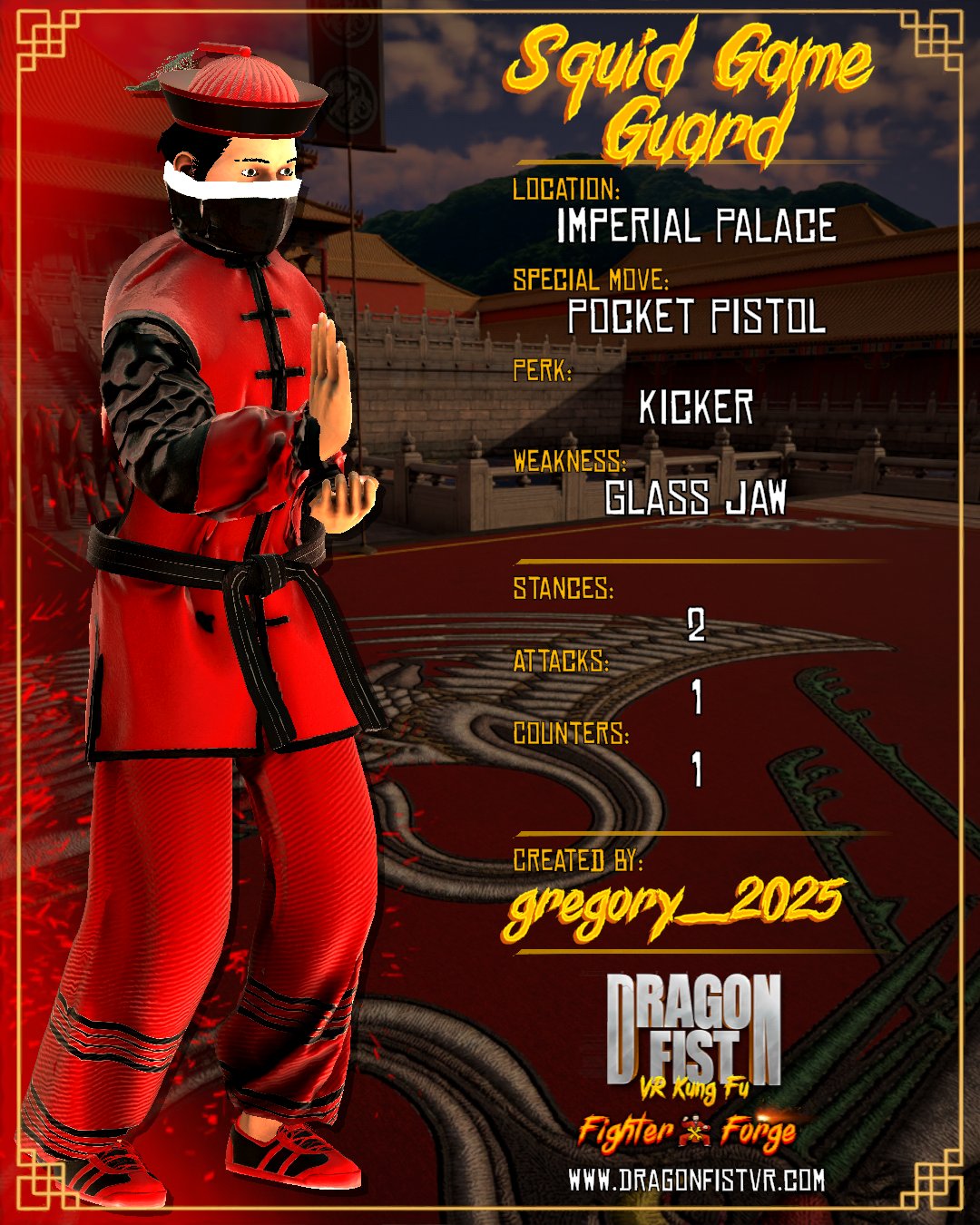 Squid Game Guard - Created By: gregory_2025